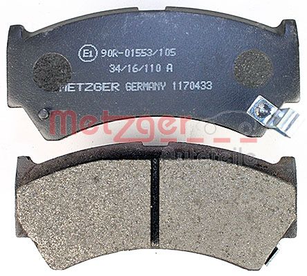 METZGER 1170433 Bremsbelagsatz, Scheibenbremse